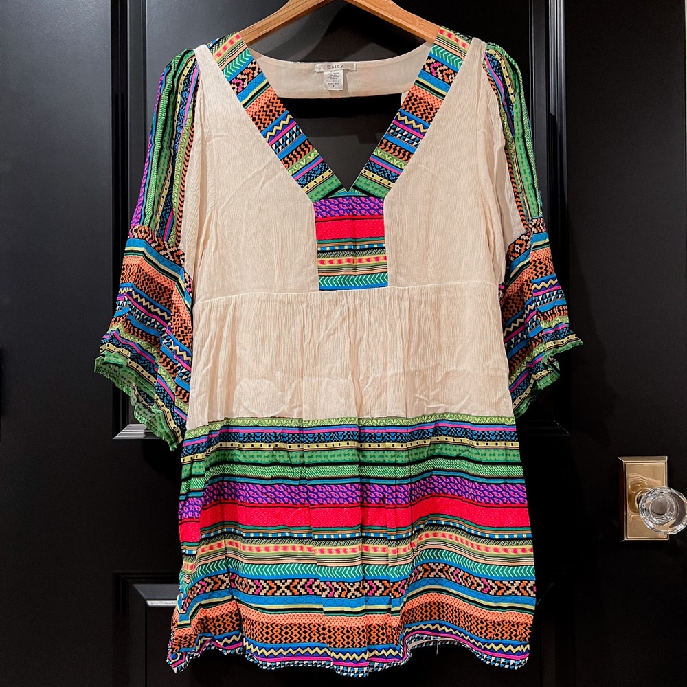 Esley Women Ivory Casual Dress